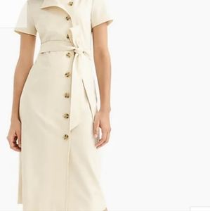 Jcew trench coat dress